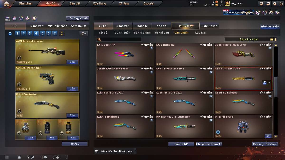 shop acc cf uy tin gia re